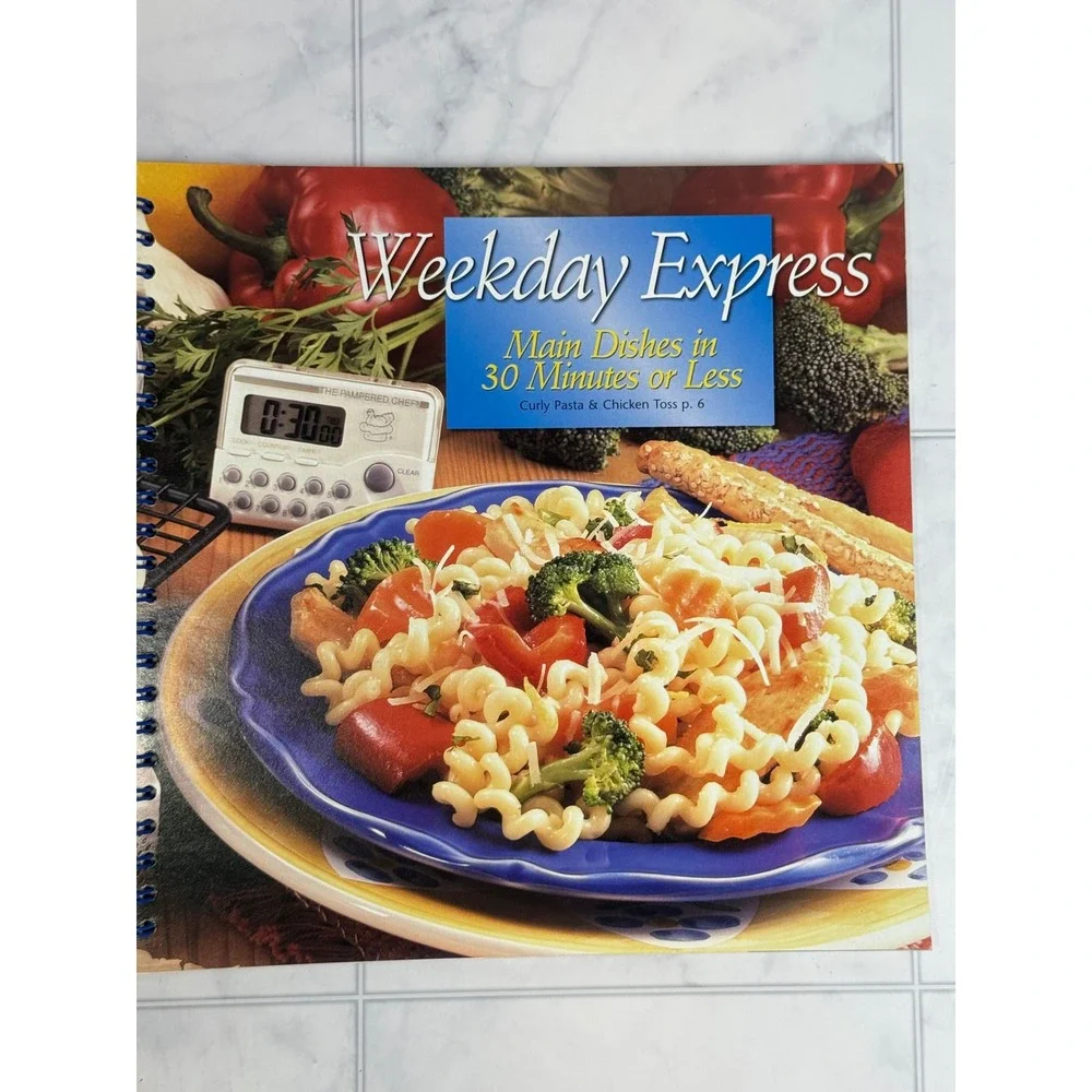 The Pampered Chef Main Dishes Cookbook Doris Christopher Spiral Bound 2000